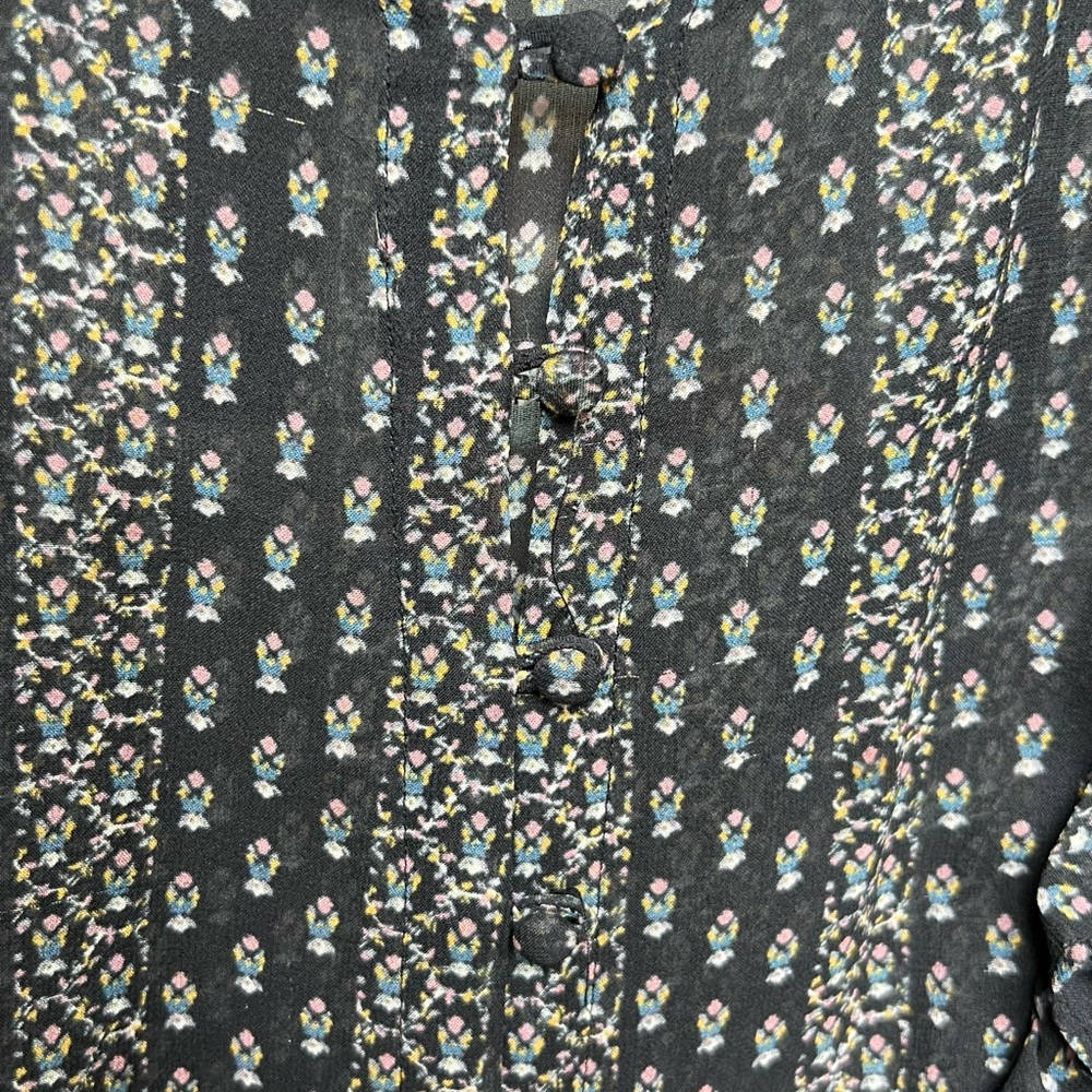 Paige sheer blouse size M - Picture 3 of 5